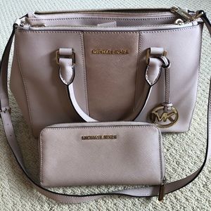 Michael Kors Sutton Medium Satchel and Wallet